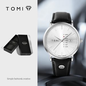 【New Product】TOMI Men's Fashion Trendy Simple Elegant Creative Casual Unisex Quartz Watch