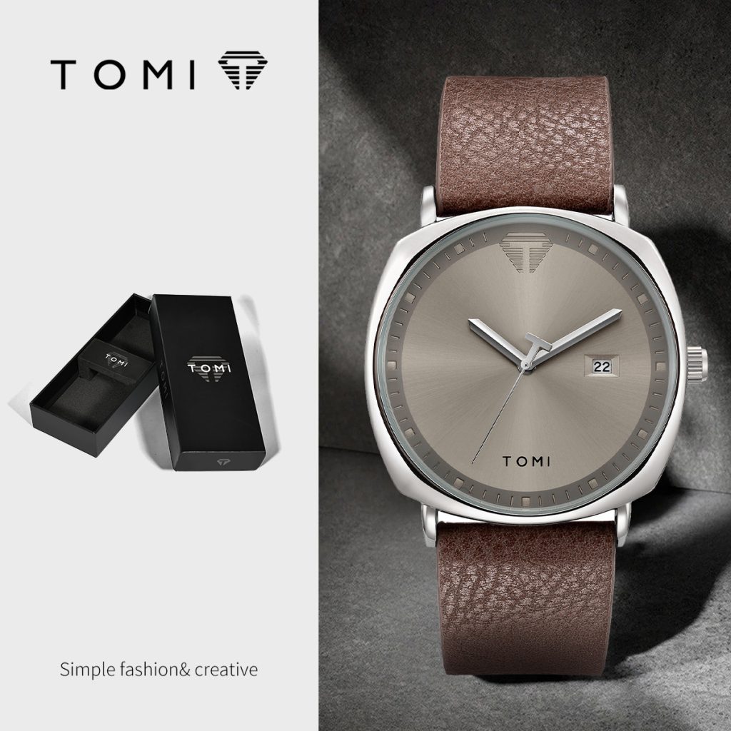 [New Product] Tomi Men's Fashion Trendy Fashion Casual Temperament Creative Casual Men's and Women's Watch Quartz Watch