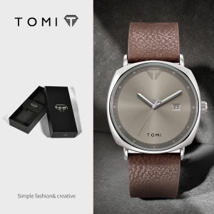 [New Product] Tomi Men's Fashion Trendy Fashion Casual Temperament Creative Casual Men's and Women's Watch Quartz Watch